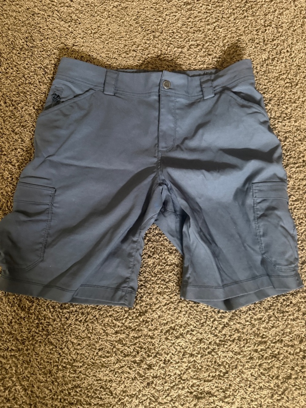 Duluth Trading Co Navy Cargo Shorts for women